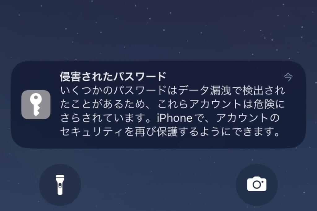 「このパスワードはデータ漏洩で検出されたことがあるため」の対処法とは？iPhone版