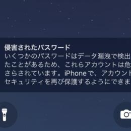 「このパスワードはデータ漏洩で検出されたことがあるため」の対処法とは？iPhone版
